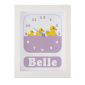 Personalised Children's Duck Clock