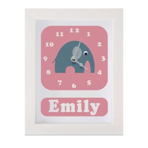 Personalised Children’s Elephant clock 2 Personalised Children's Elephant clock
