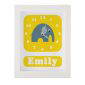 Personalised Children's Elephant clock