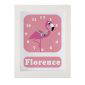 Personalised Children's Flamingo Clock