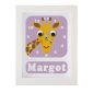 Personalised Children's Giraffe Clock