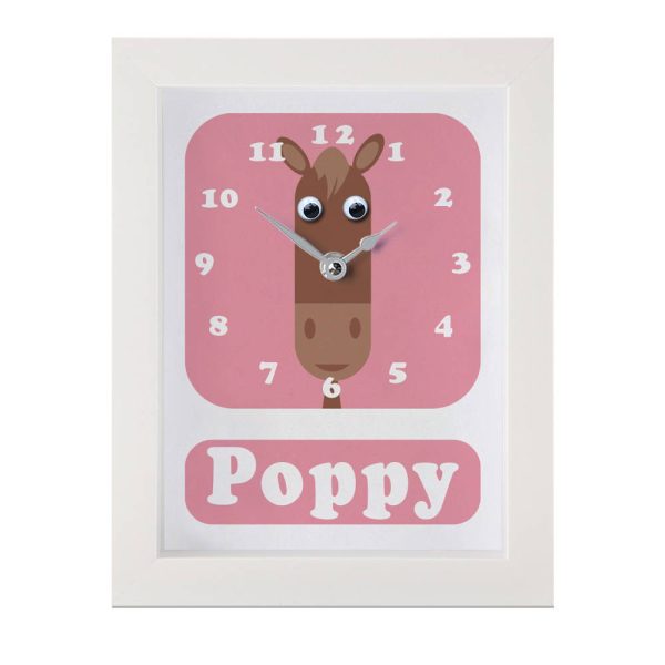 Personalised Children's Horse Clock 1 Personalised Children's Horse Clock