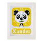Personalised Children's Panda Clock