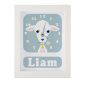 Personalised Children's Lamb Clock