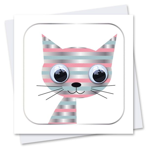 Disco Cat Birthday Card