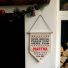 Father Christmas Stop Here Sign - Personalised Flag