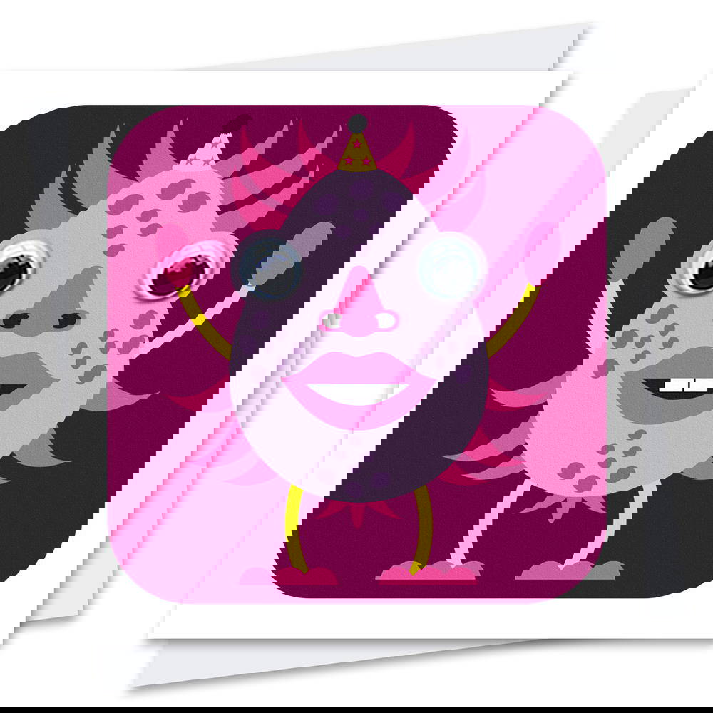 Monster Mable - Monster Birthday Card