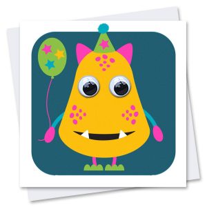 Green Toed Glenda - Monster Birthday Card