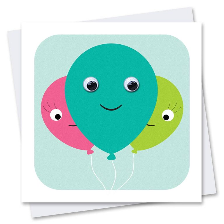Bobby Balloon Birthday Card