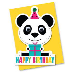 Panda Birthday Card