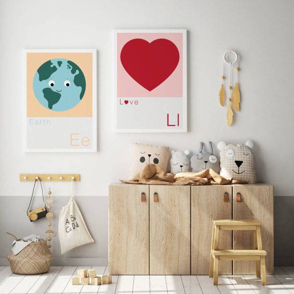 L is for Love Children's Alphabet Print 8 L is for Love Children's Alphabet Print
