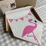 Personalised animal Flag - Flamingo