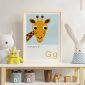 G is for Giraffe Children's Alphabet Print
