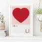 L is for Love Children's Alphabet Print