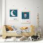 M is for Moon Children's Alphabet Print