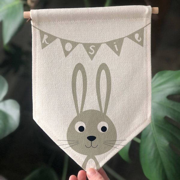 Personalised Animal Flag - Bunny 2 Personalised Animal Flag - Bunny