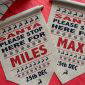 Santa Stop Here Sign - Personalised Flag