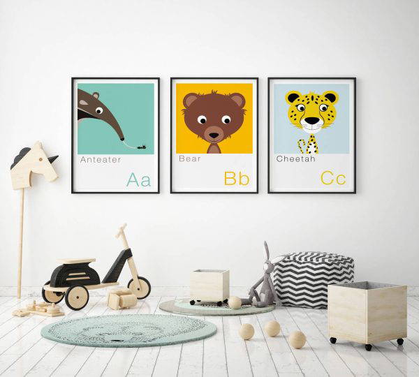 B is for Bear Children's Alphabet Print 3 B is for Bear Children's Alphabet Print