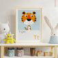 T is for Tiger Children's Alphabet Print