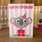 BB07 Kitty Koala Birthday Card