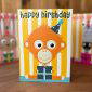 Ozzy Orangutan Birthday Card