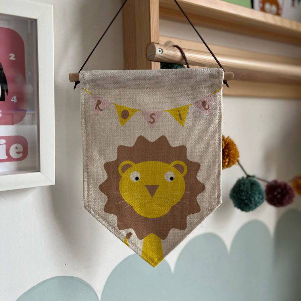Personalised Lion Flag 3 Personalised Lion Flag