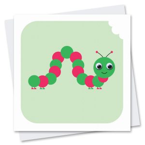 caterpillar birthday card