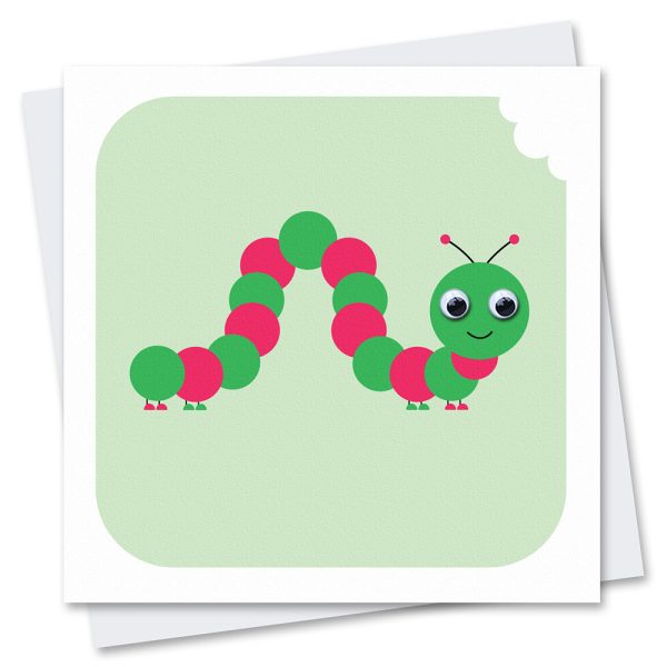 caterpillar birthday card